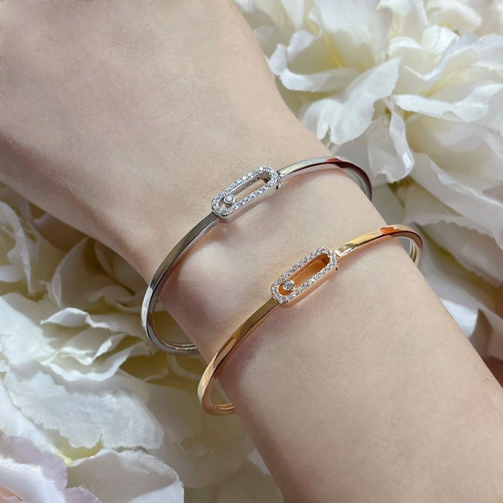 [Imperial Jewelrys]Move Uno pavé flex bangle medium