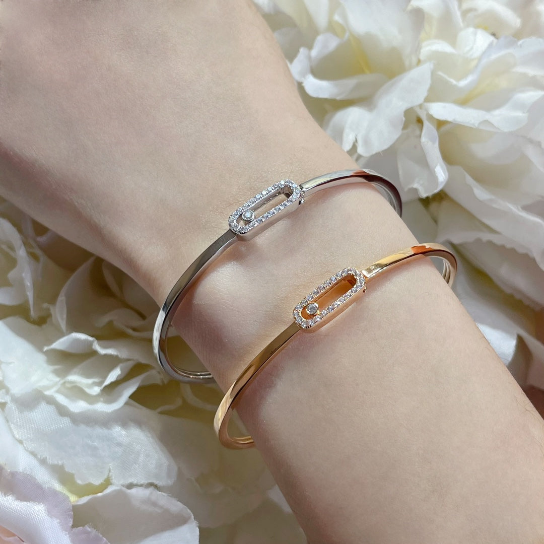 [Imperial Jewelrys]Move Uno pavé flex bangle medium
