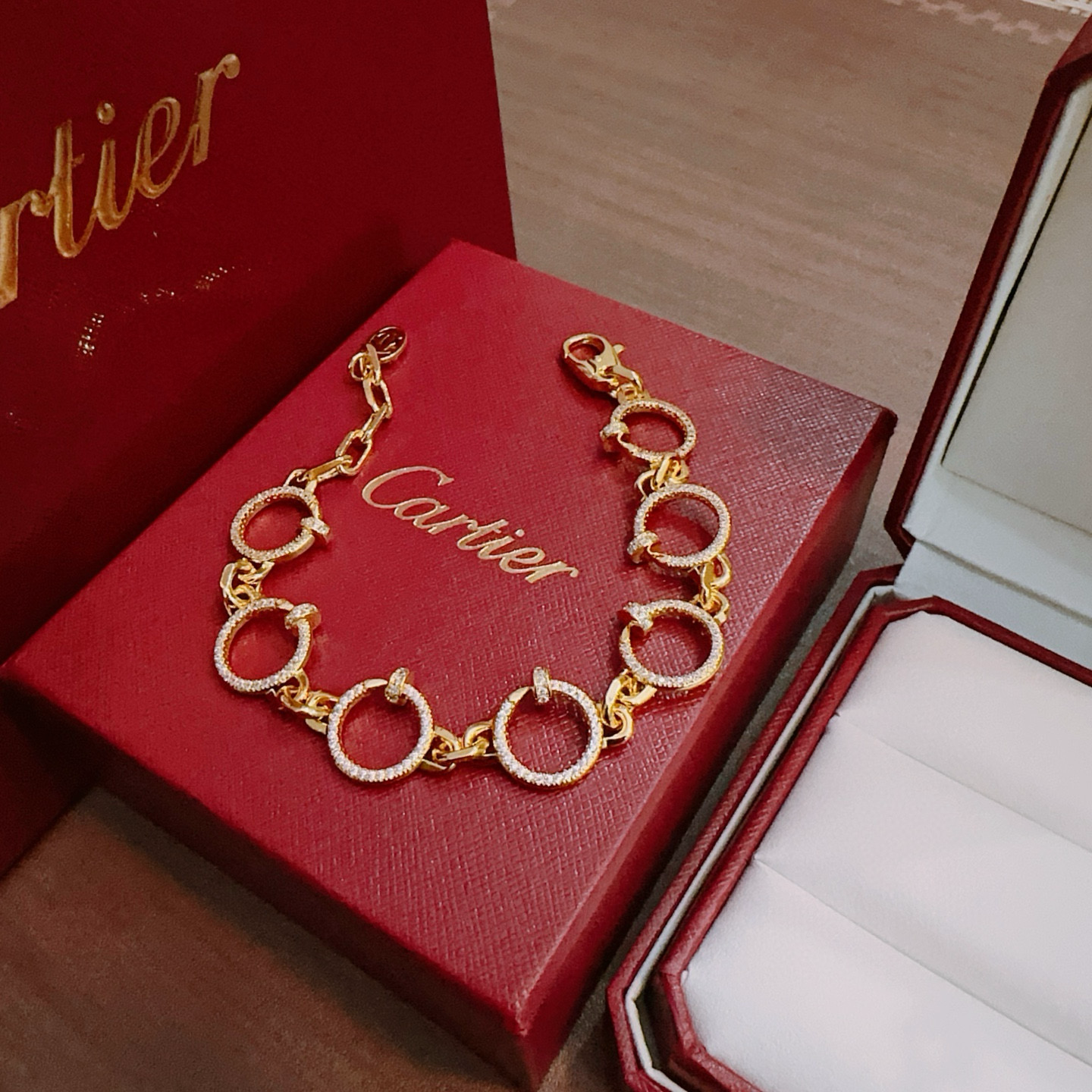 ¡®Imperial¡¯LOVE&JUSTE BRACELET DIAMONDS