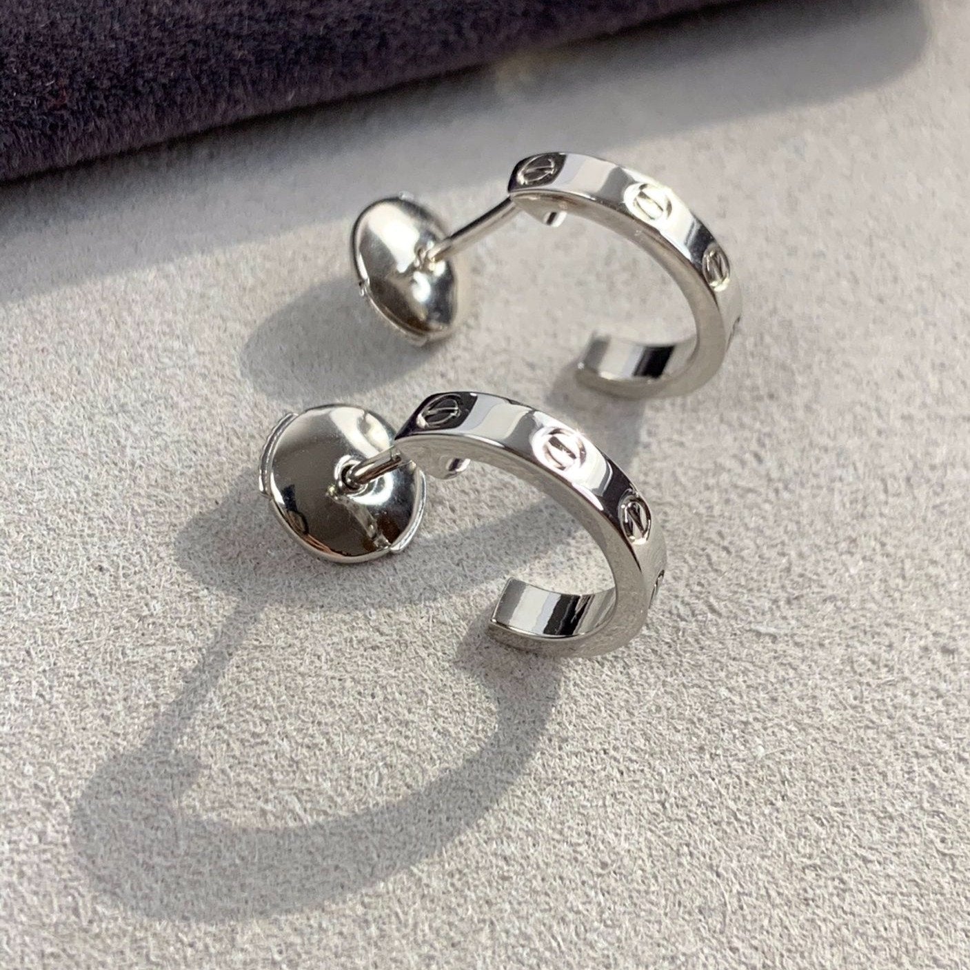 ¡®Imperial¡¯LOVE EARRINGS 2.65MM SILVER