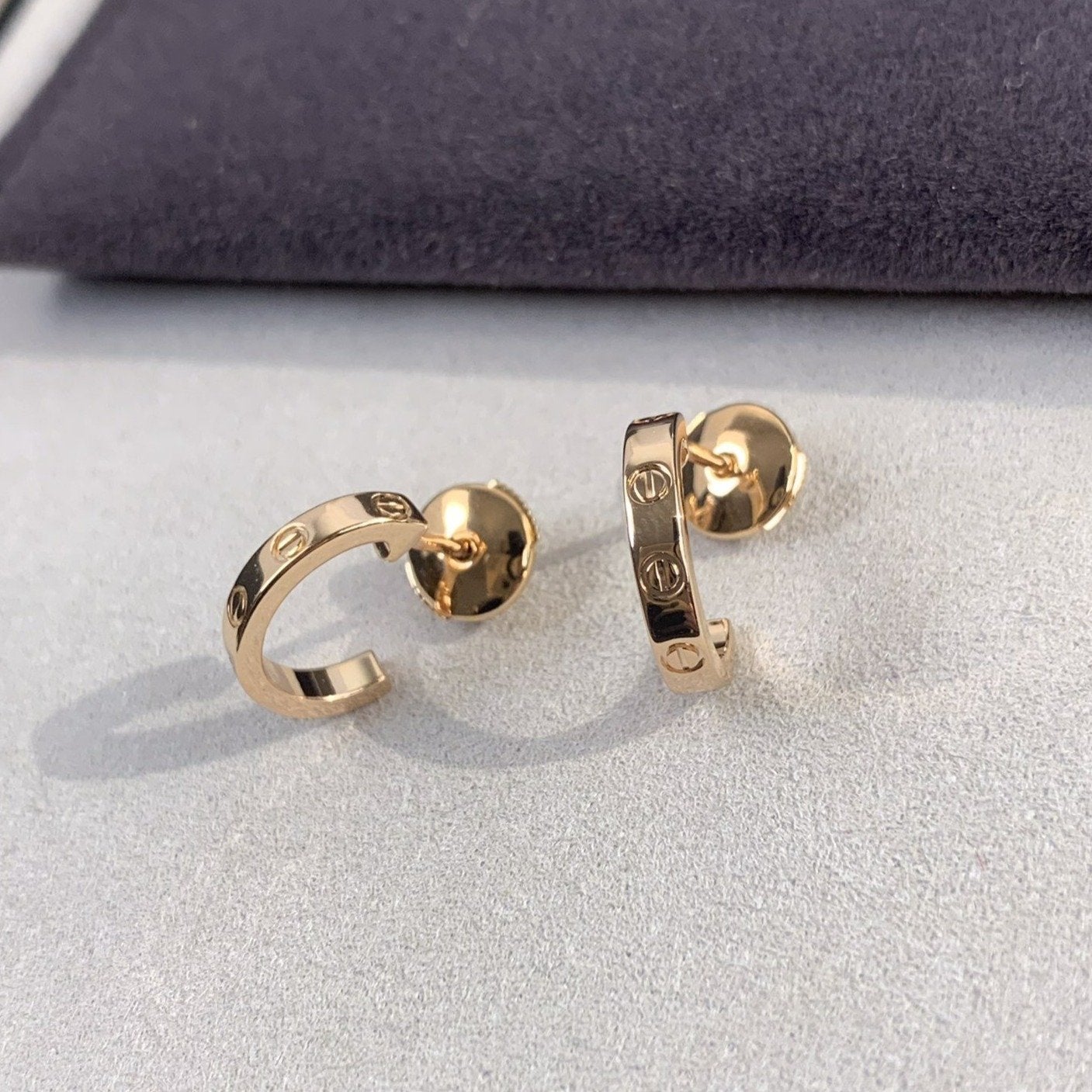 ¡®Imperial¡¯LOVE EARRINGS 2.65MM PINK GOLD