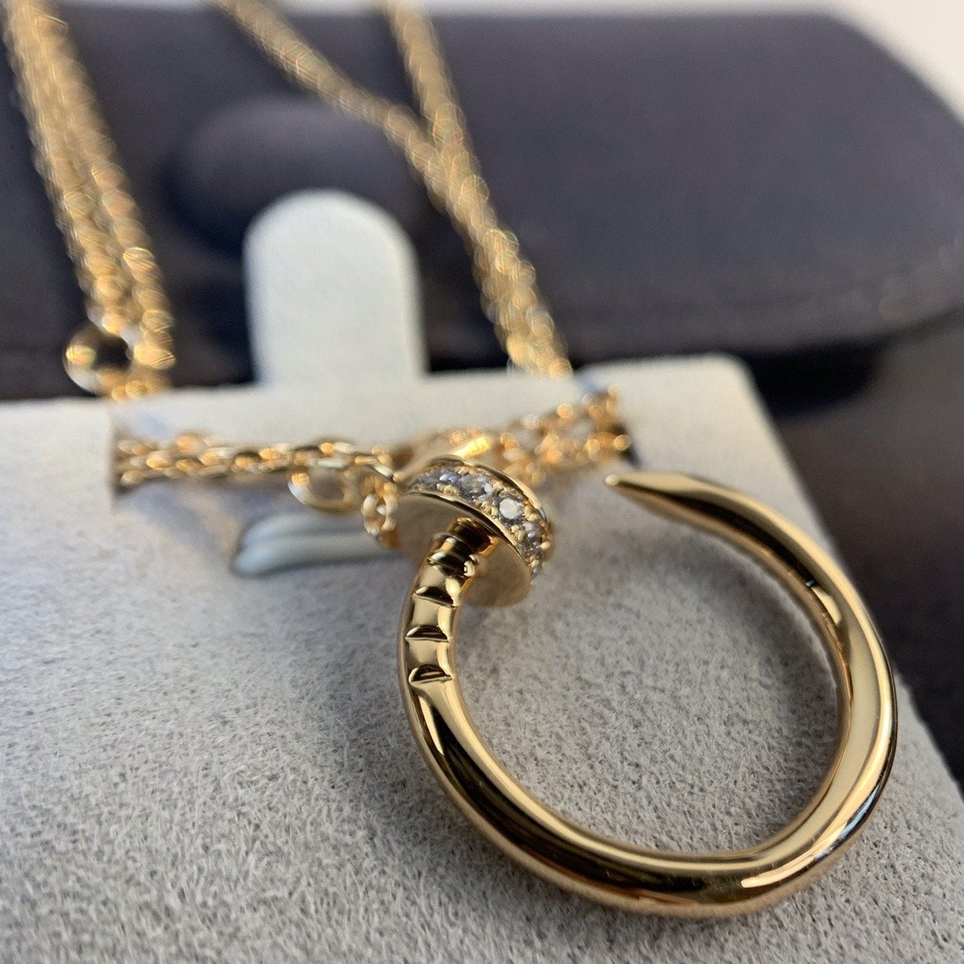 ¡®Imperial¡¯JUSTE NECKLACE PINK GOLD DIAMONDS