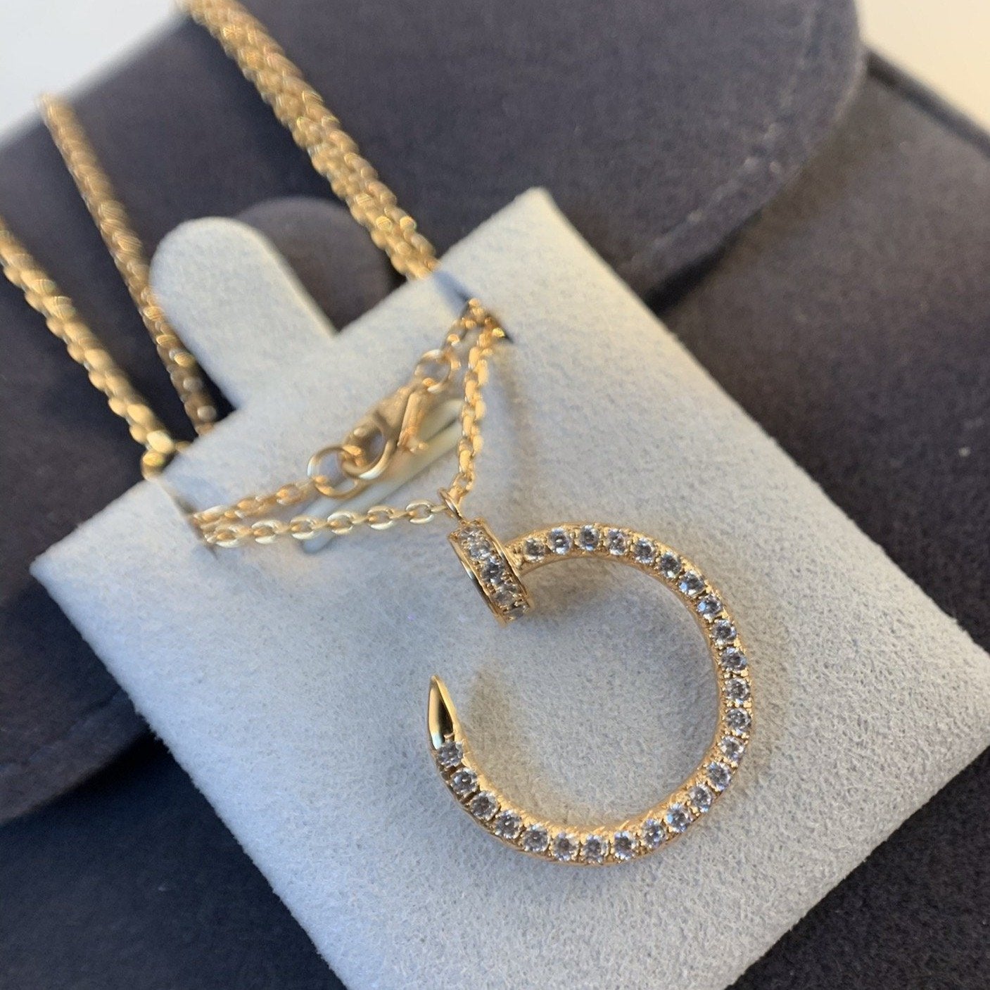 ¡®Imperial¡¯JUSTE NECKLACE PINK GOLD DIAMONDS