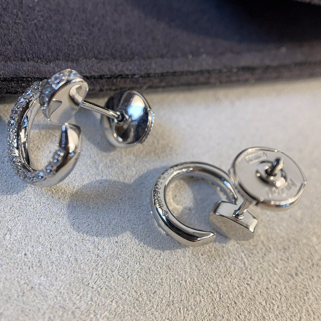 ¡®Imperial¡¯JUSTE EARRINGS SILVER DIAMONDS