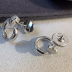 ¡®Imperial¡¯JUSTE EARRINGS SILVER DIAMONDS