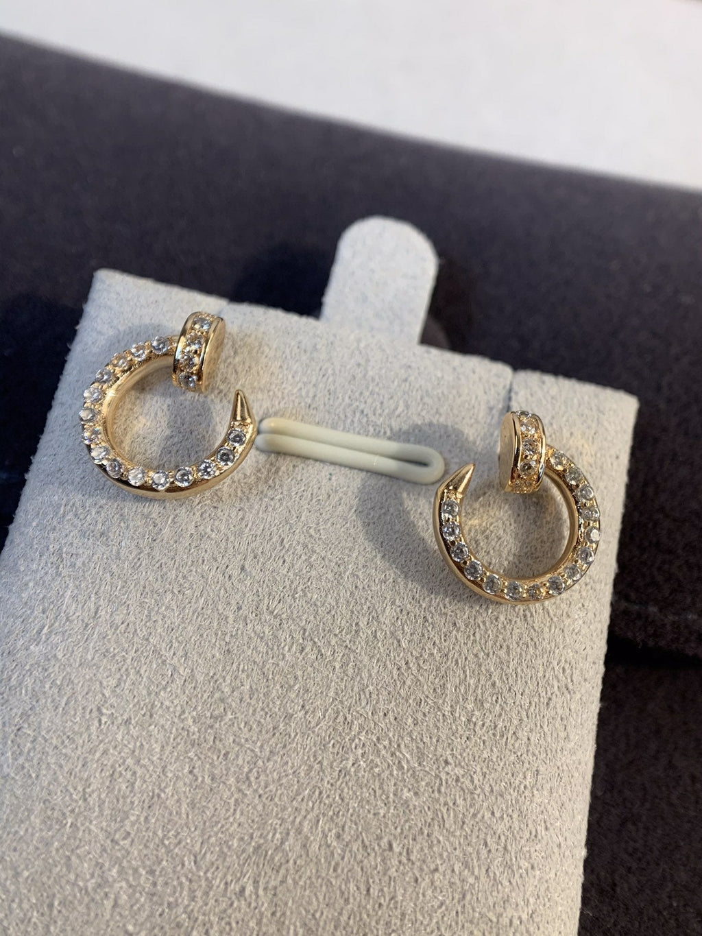 ¡®Imperial¡¯JUSTE EARRINGS GOLD DIAMONDS