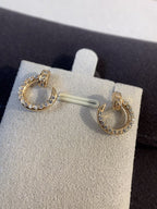 ¡®Imperial¡¯JUSTE EARRINGS GOLD DIAMONDS