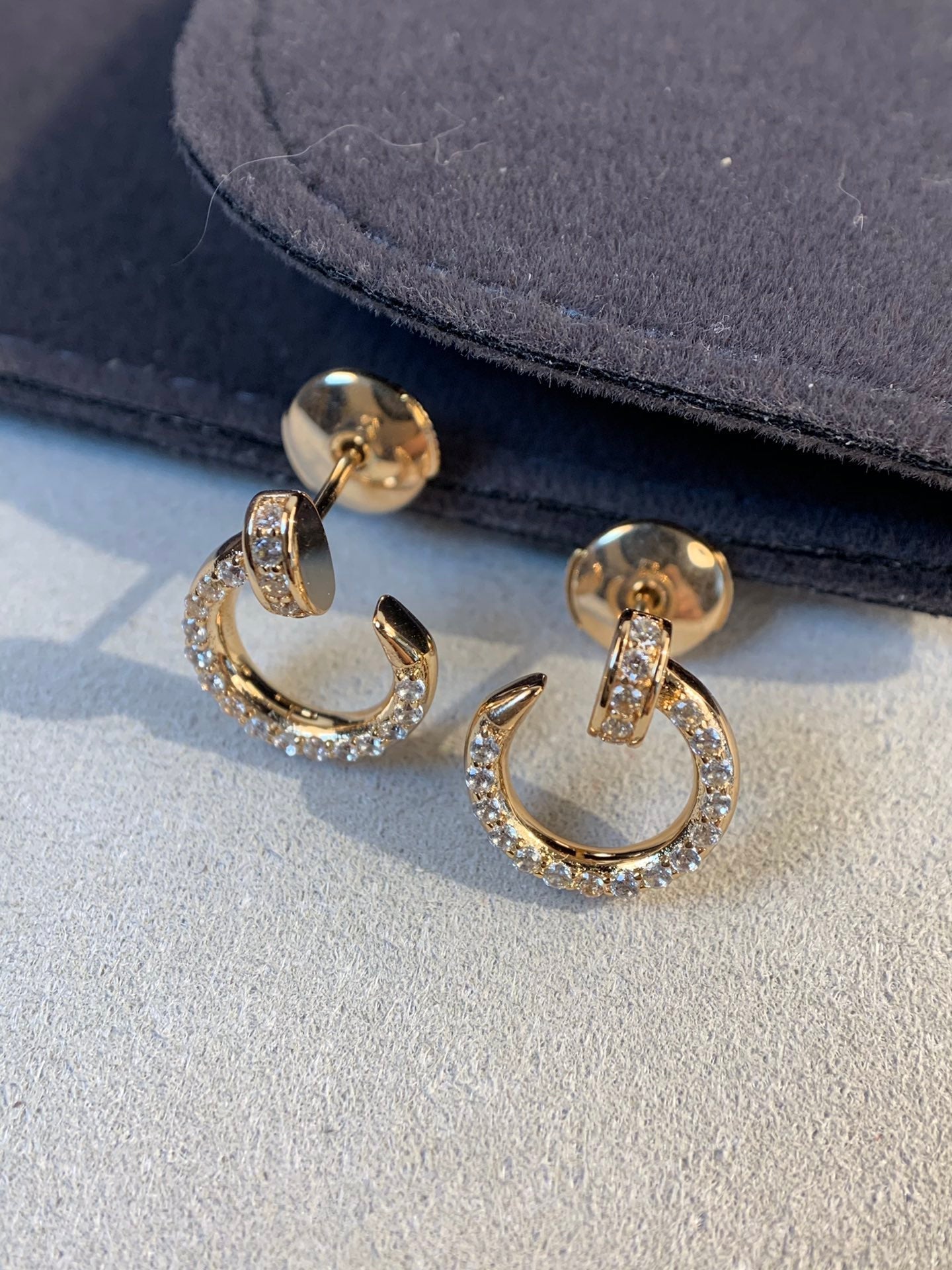 ¡®Imperial¡¯JUSTE EARRINGS GOLD DIAMONDS