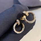 ¡®Imperial¡¯JUSTE EARRINGS GOLD DIAMONDS