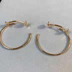 ¡®Imperial¡¯JUSTE EARRINGS GOLD DIAMONDS 1.8MM