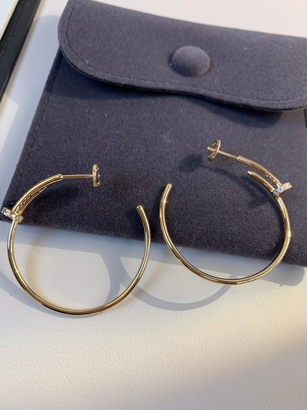 ¡®Imperial¡¯JUSTE EARRINGS GOLD DIAMONDS 1.8MM