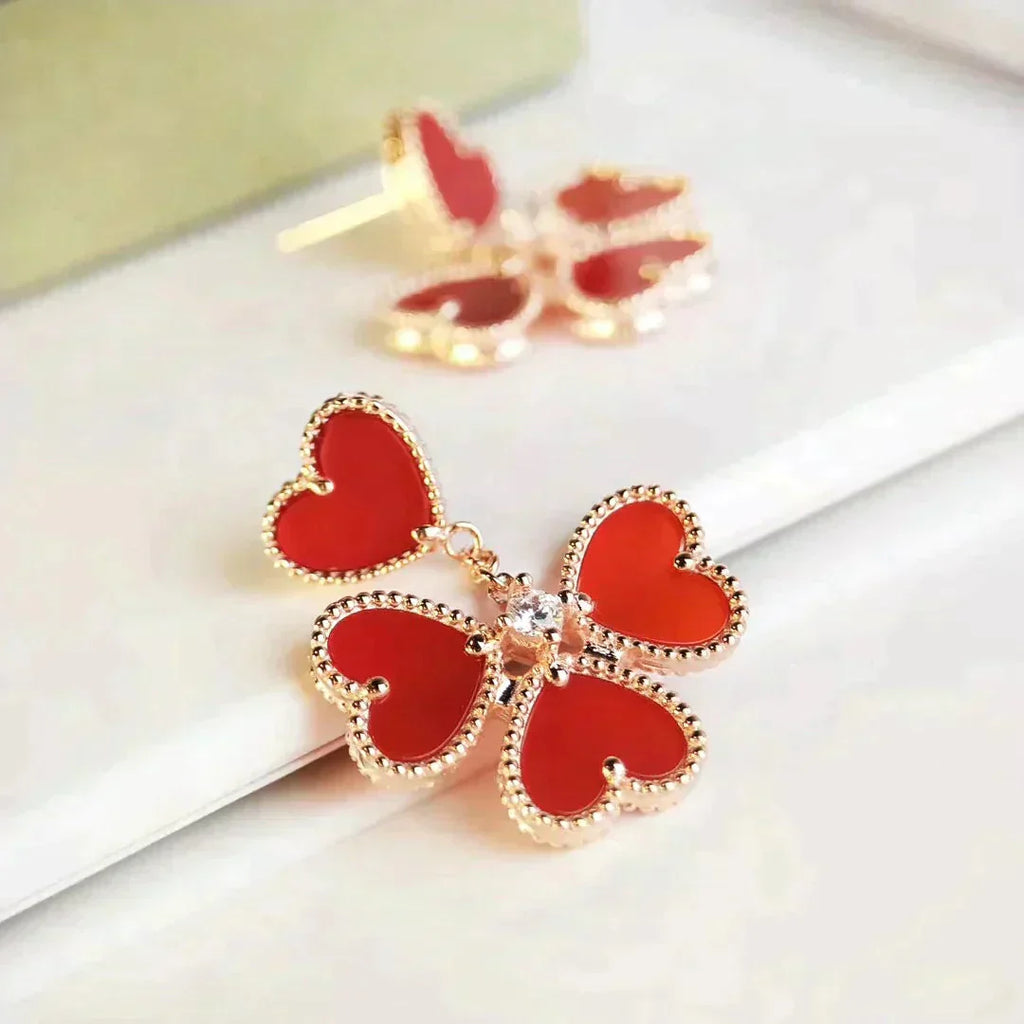 ¡®Imperial¡¯SWEET CLOVER CARNELIAN EARRINGS