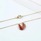 ¡®Imperial¡¯AMULETTE GOLD CARNELIAN ONYX NECKLACE