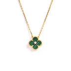 ¡®Imperial¡¯CLOVER 15MM DIAMOND TURQUOISE NECKLACE