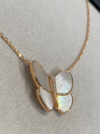¡®Imperial¡¯BUTTERFLY GOLD MOP DIAMOND NECKLACE