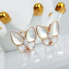 ¡®Imperial¡¯BUTTERFLY MOP DIAMOND EARRINGS