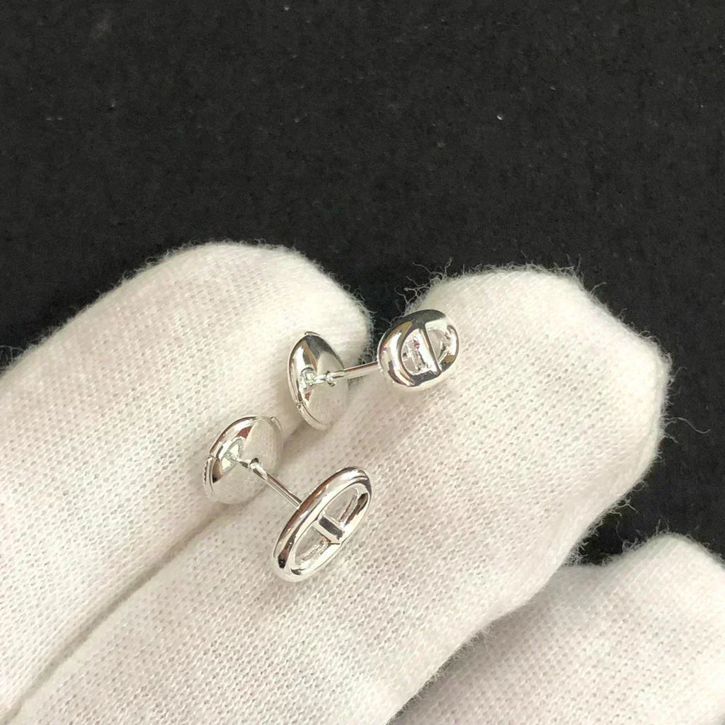 ¡®Imperial¡¯CHAINE SMALL EARRINGS GOLD AND SILVER