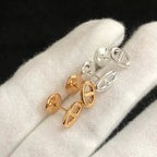 ¡®Imperial¡¯CHAINE SMALL EARRINGS GOLD AND SILVER