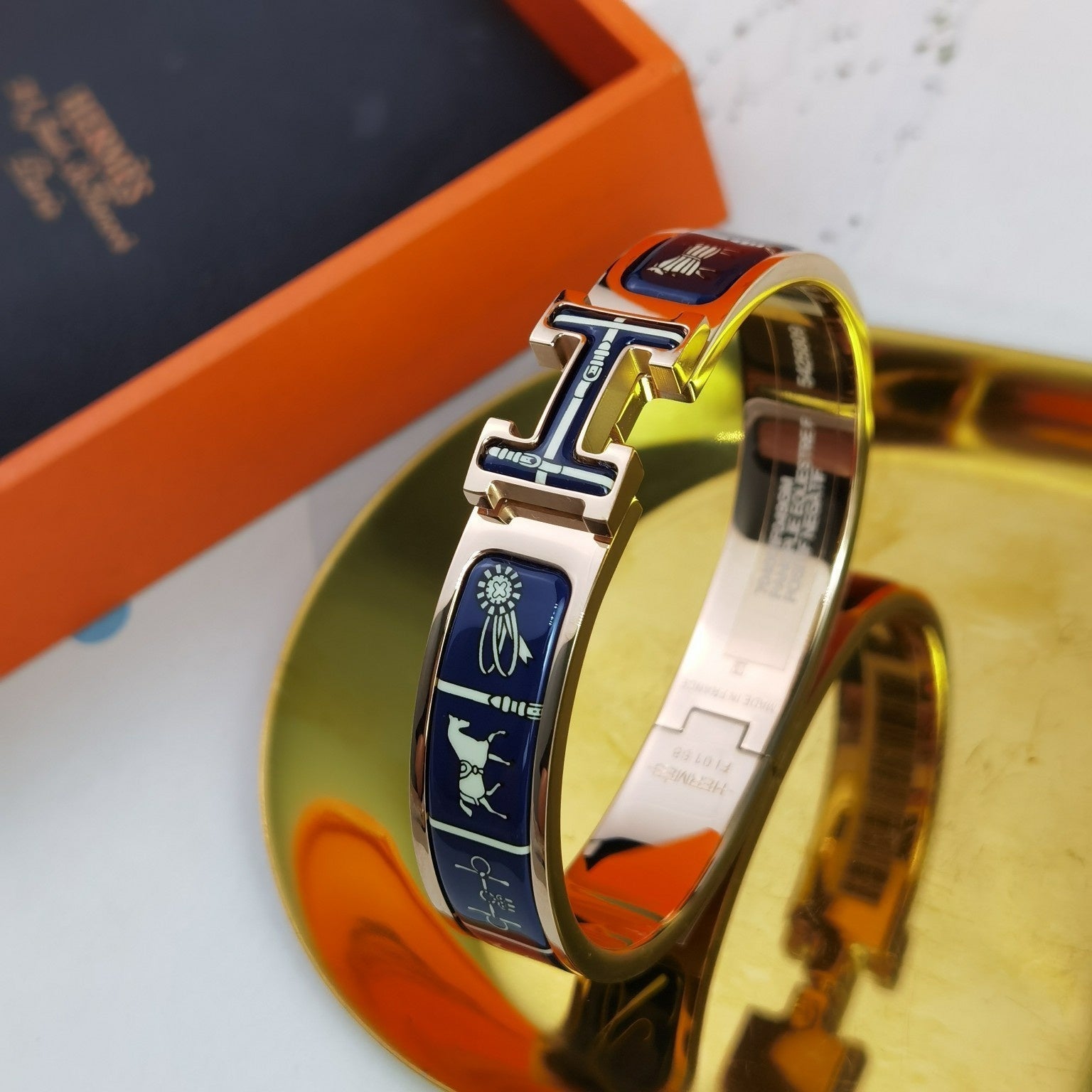 ¡®Imperial¡¯H COUVERTURES DARK BLUE BRACELET