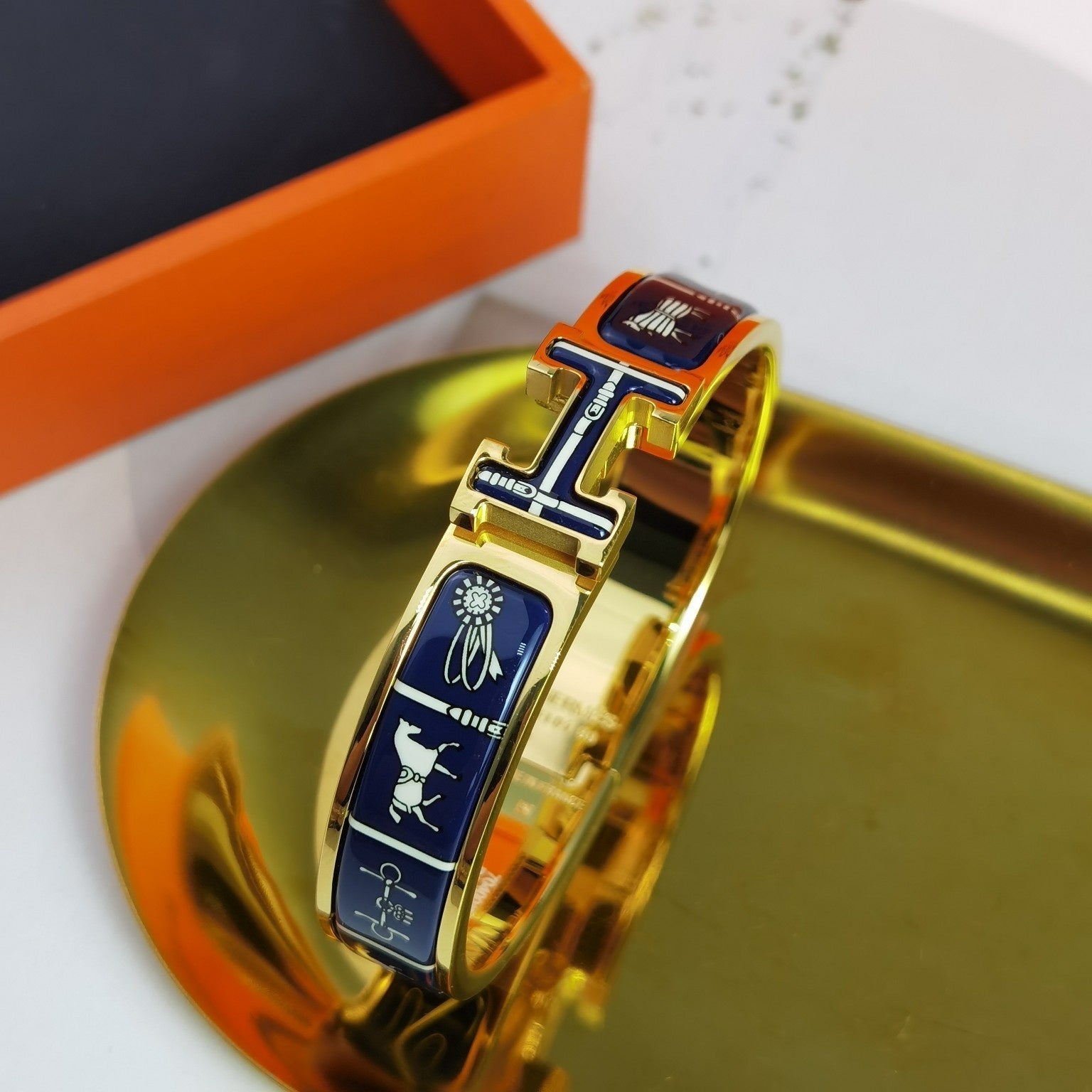 ¡®Imperial¡¯H COUVERTURES DARK BLUE BRACELET