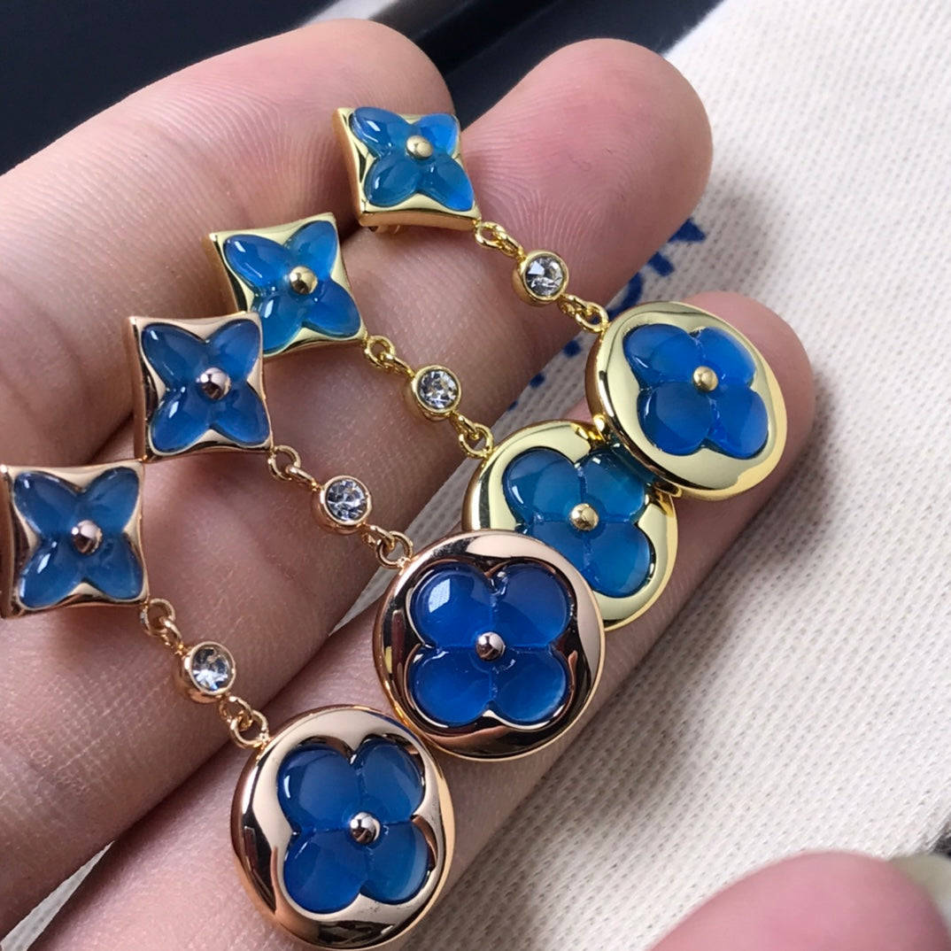 ¡®Imperial¡¯STAR AND SUN AGATE DIAMOND EARRINGS