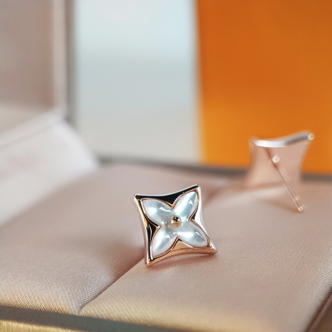 ¡®Imperial¡¯STAR MOP PINK GOLD EARRINGS