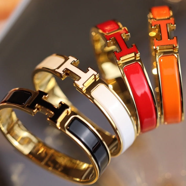 ¡®Imperial¡¯H BRACELET 12MM GOLD