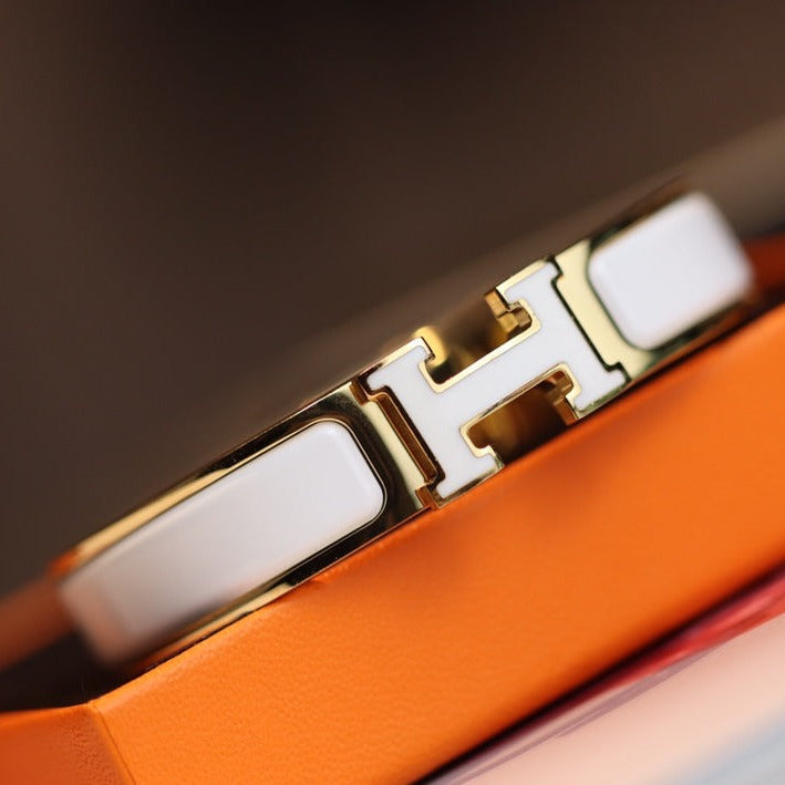 ¡®Imperial¡¯H BRACELET 12MM GOLD