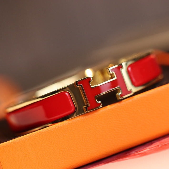 ¡®Imperial¡¯H BRACELET 12MM GOLD