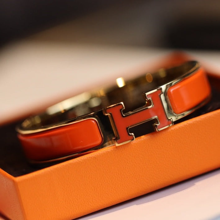 ¡®Imperial¡¯H BRACELET 12MM GOLD