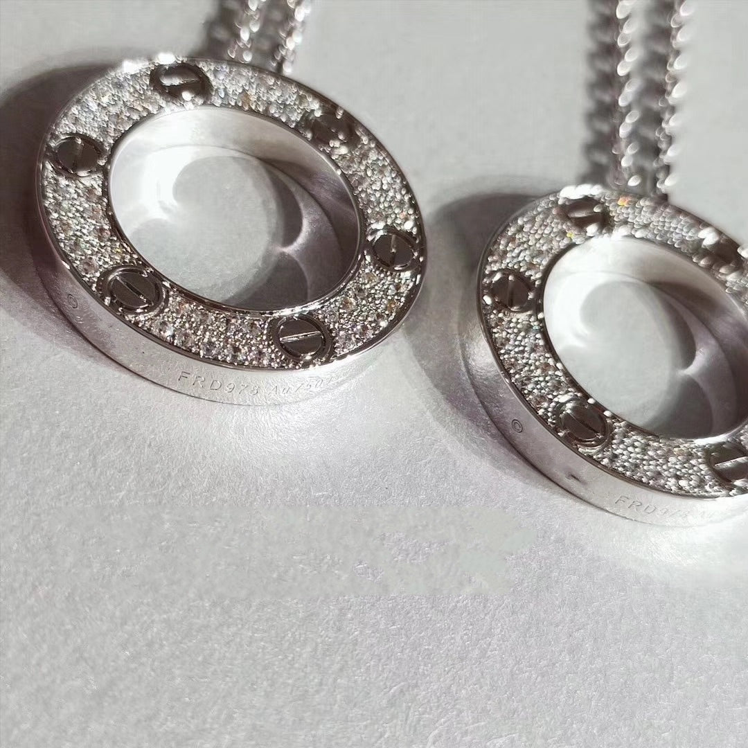 ¡®Imperial¡¯LOVE NECKLACE ADJUSTABLE SILVER