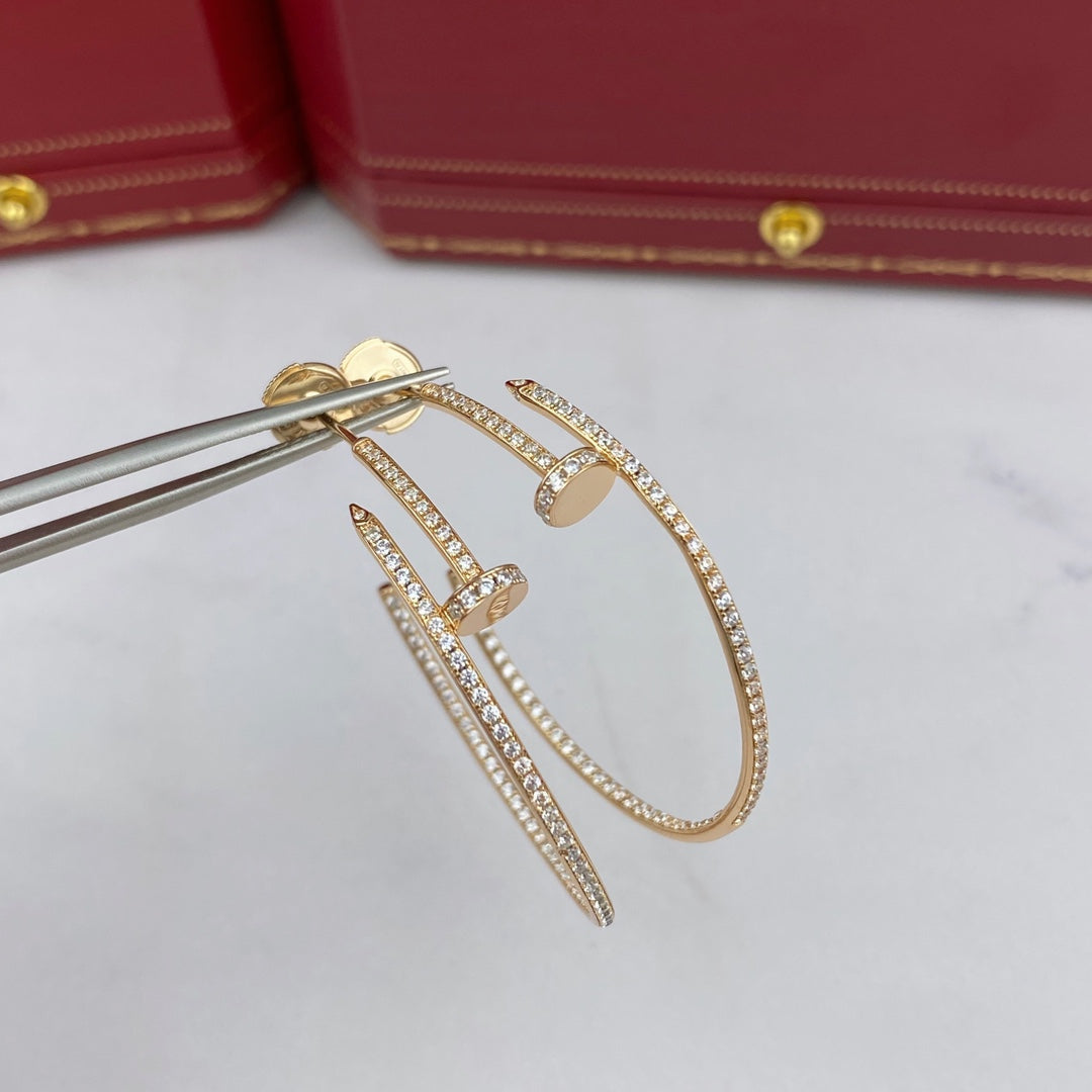 ¡®Imperial¡¯JUSTE EARRINGS FULL DIAMONDS 1.8MM