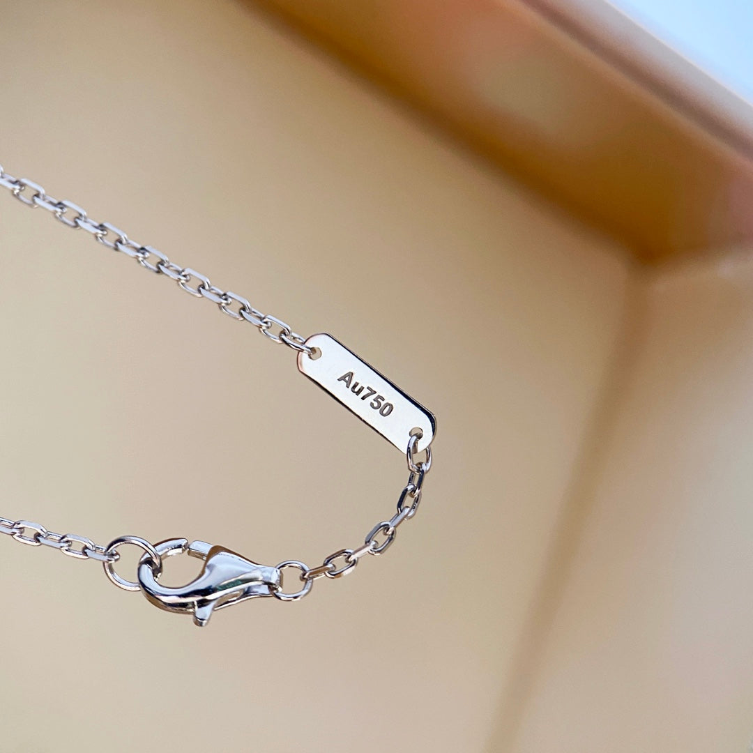 ¡®Imperial¡¯CLOVER DIAMOND NECKLACE SILVER