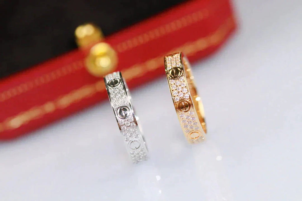 ¡®Imperial¡¯LOVE RING 3.6MM DIAMOND PAVED