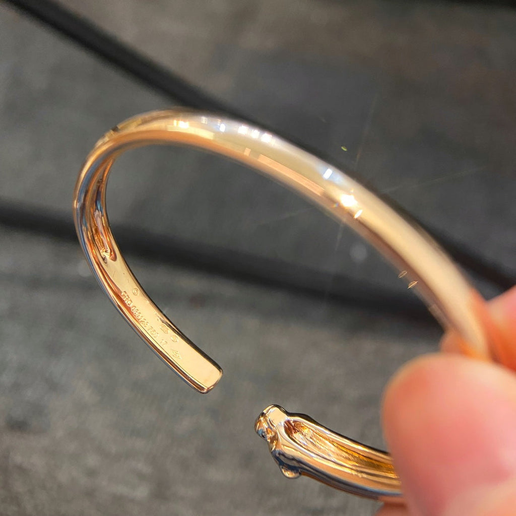 ¡®Imperial¡¯PANTHERE GOLD OPEN BRACELET
