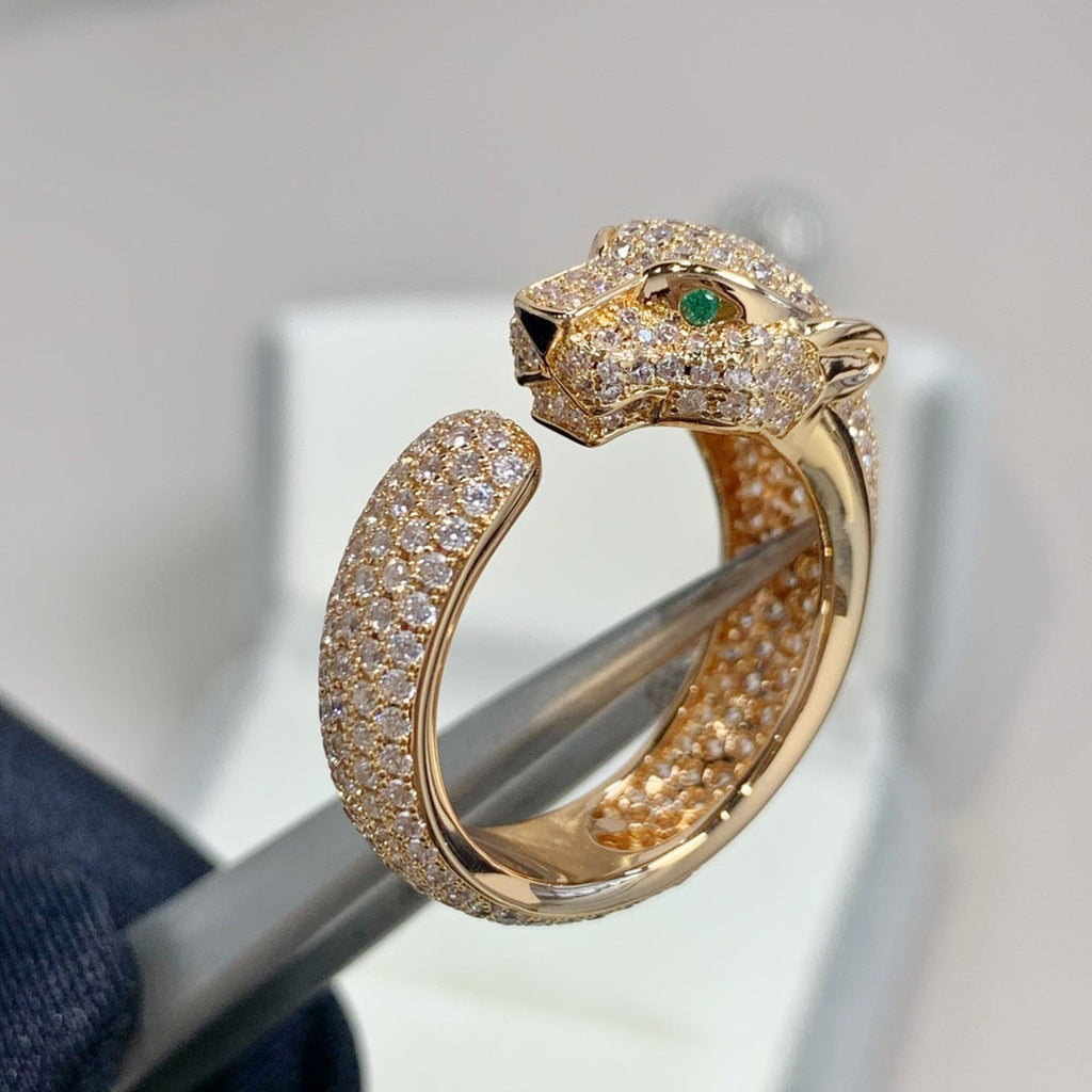 ¡®Imperial¡¯PANTHERE PINK GOLD DIAMOND RING