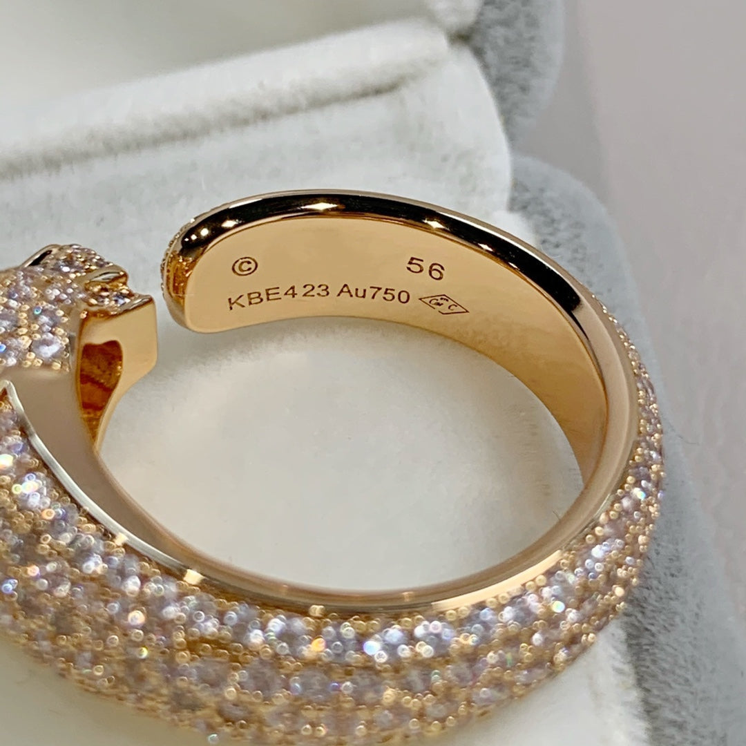 ¡®Imperial¡¯PANTHERE PINK GOLD DIAMOND RING