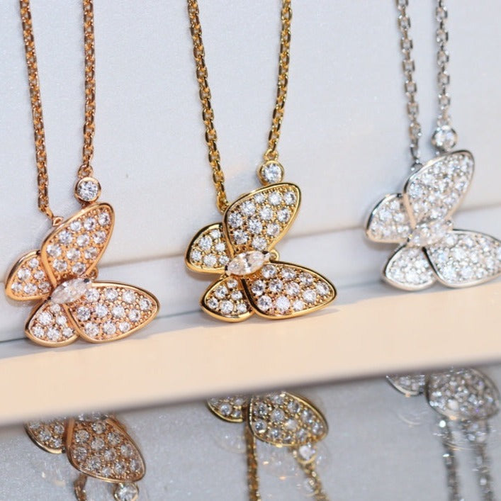 ¡®Imperial¡¯BUTTERFLY DIAMOND NECKLACE