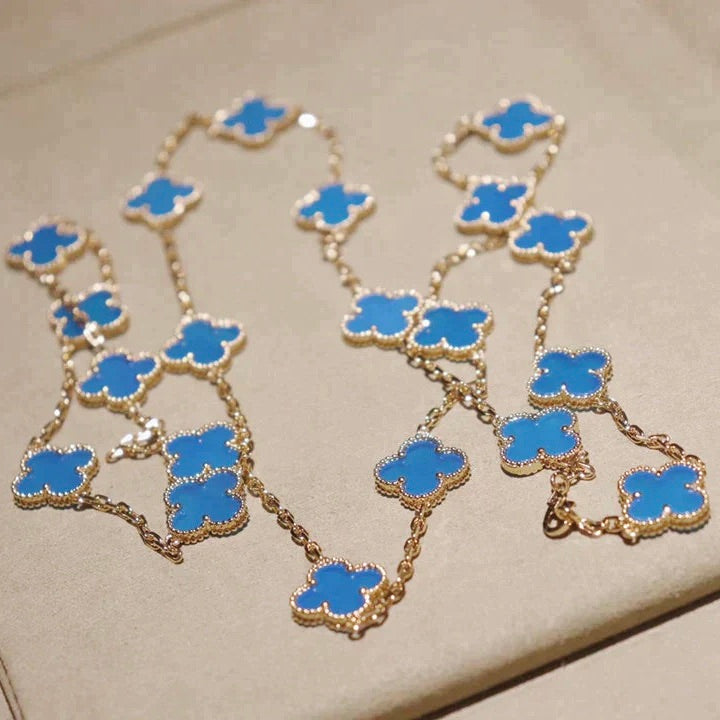 ¡®Imperial¡¯CLOVER 20 MOTIFS TURQUOISE GOLD