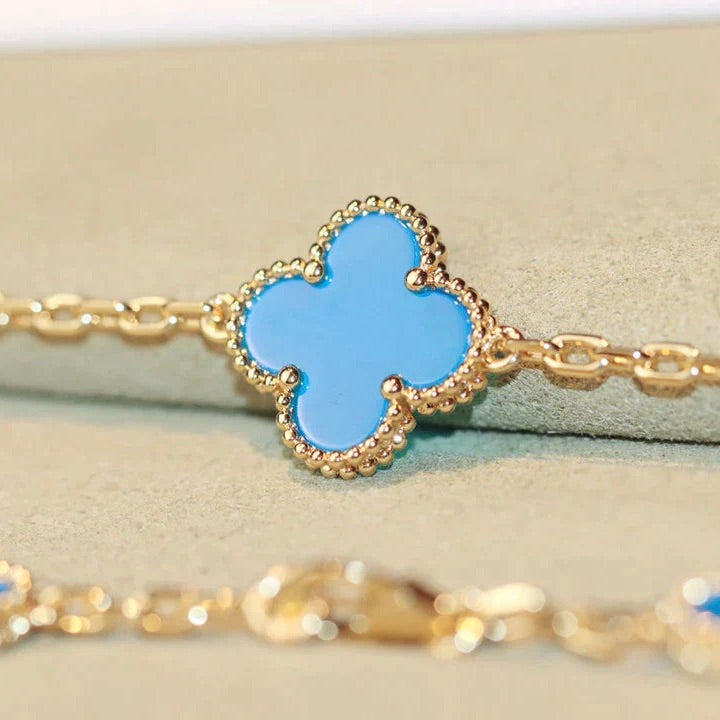 ¡®Imperial¡¯CLOVER 20 MOTIFS TURQUOISE GOLD