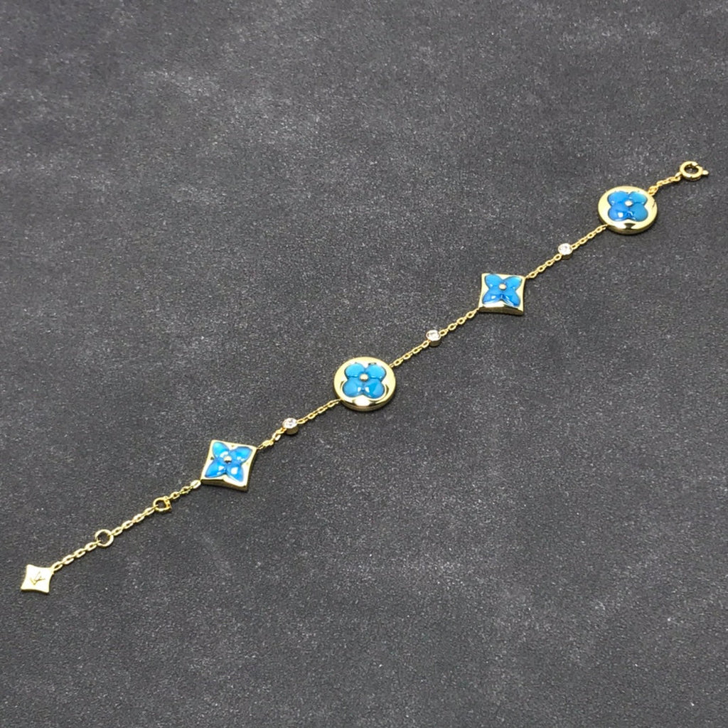 ¡®Imperial¡¯STAR AND SUN TURQUOISE 4 MOTIFS 3 DIAMONDS