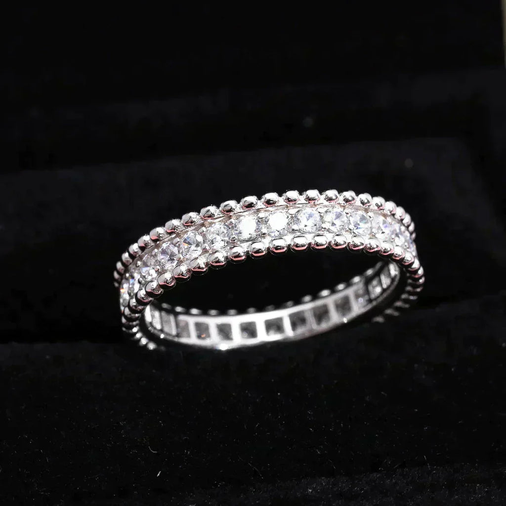 ¡®Imperial¡¯PERLEE DIAMOND SILVER RING
