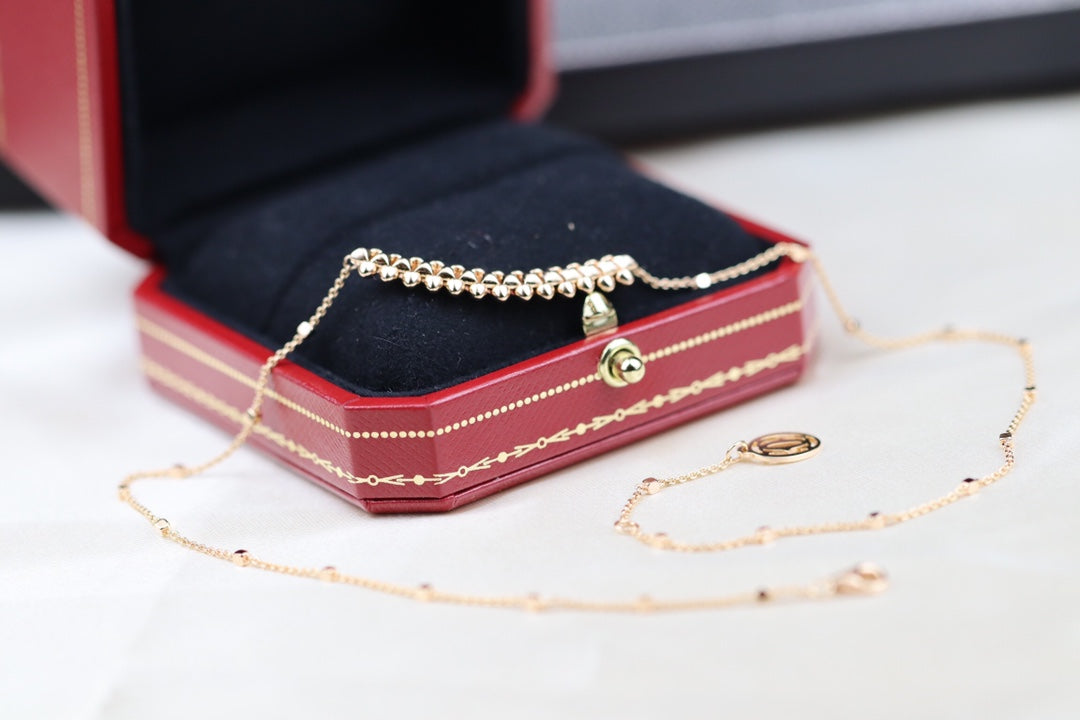 ¡®Imperial¡¯CLASH PINK GOLD NECKLACE