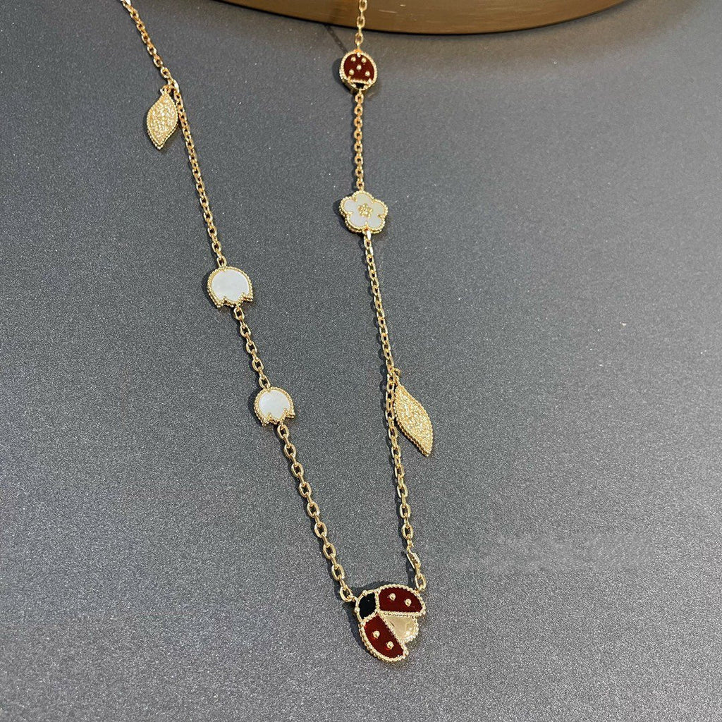 ¡®Imperial¡¯LUCKY SPRING 15 MOTIFS GOLD NECKLACE