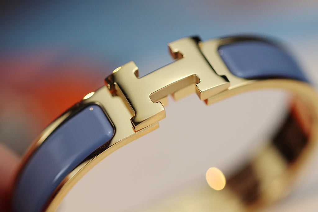¡®Imperial¡¯H BRACELET 12MM BLUE GRAY