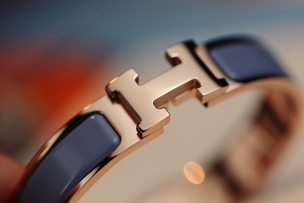 ¡®Imperial¡¯H BRACELET 12MM BLUE GRAY