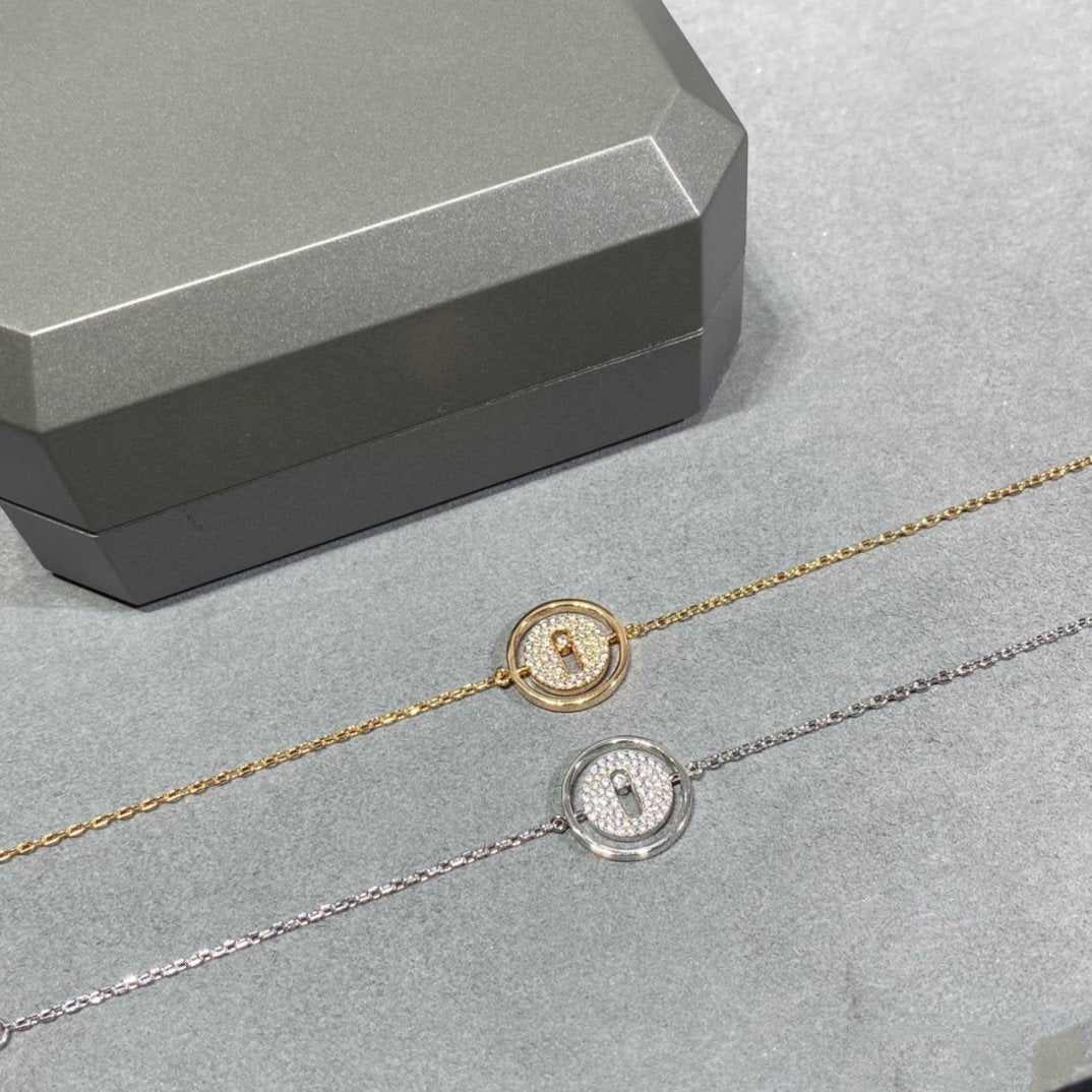 [Imperial Jewelrys]LUCKY MOVE DIAMOND PAVED BRACELET
