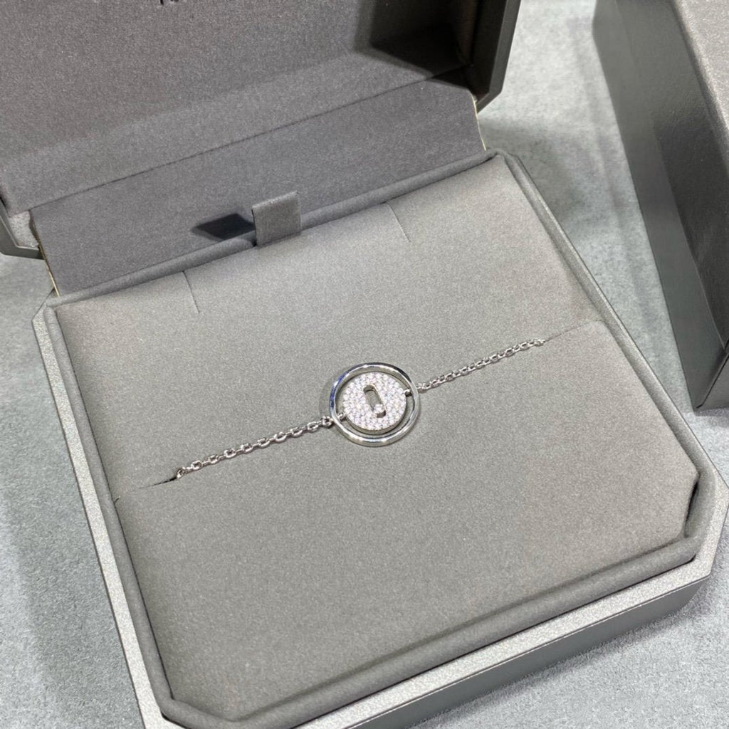 [Imperial Jewelrys]LUCKY MOVE DIAMOND PAVED BRACELET