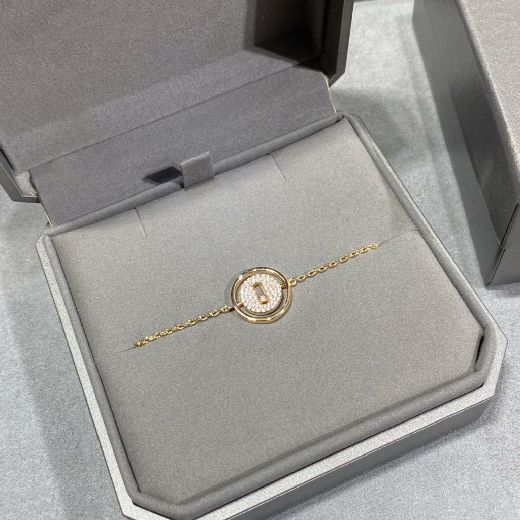 [Imperial Jewelrys]LUCKY MOVE DIAMOND PAVED BRACELET
