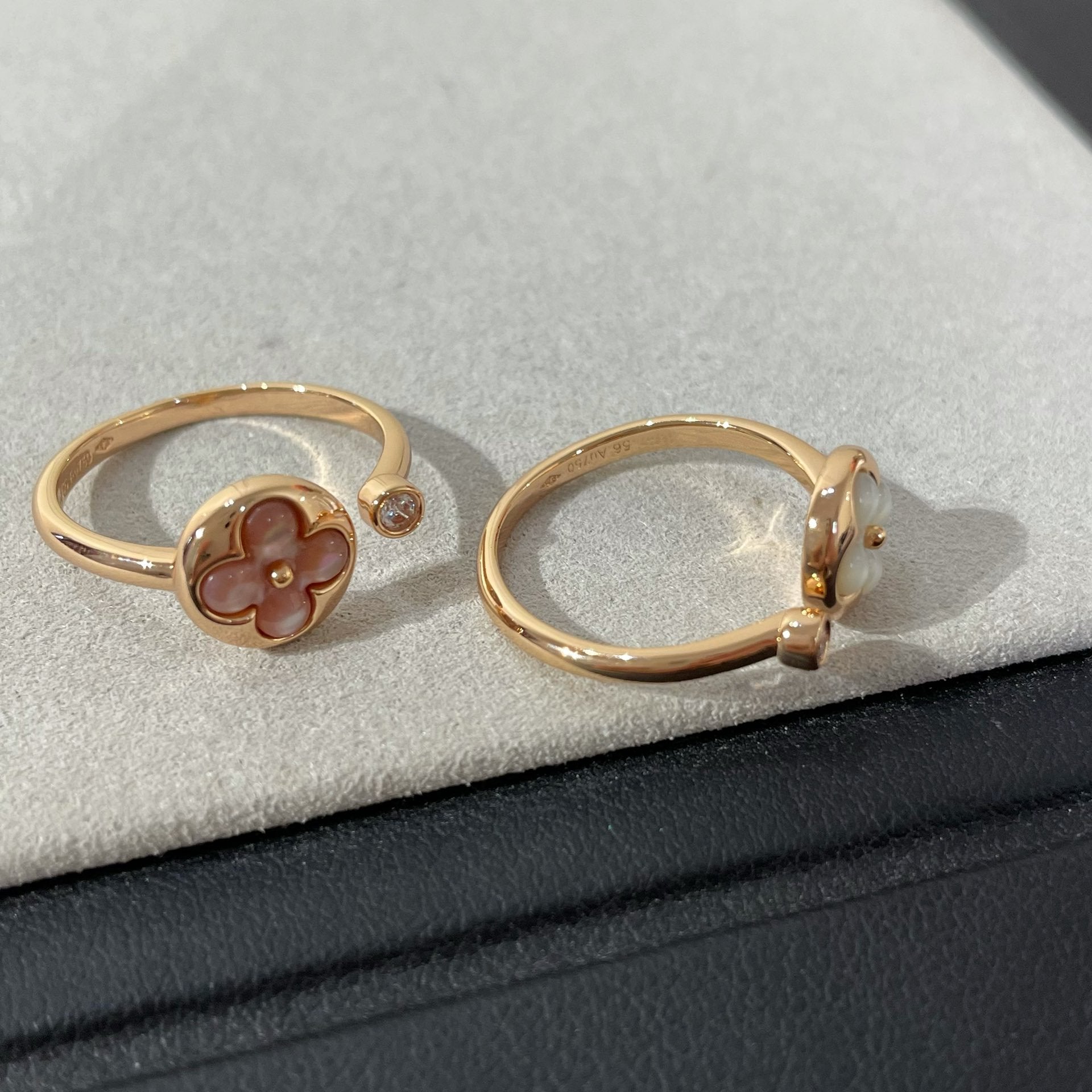 ¡®Imperial¡¯SUN 1 DIAMOND PINK MOP RING